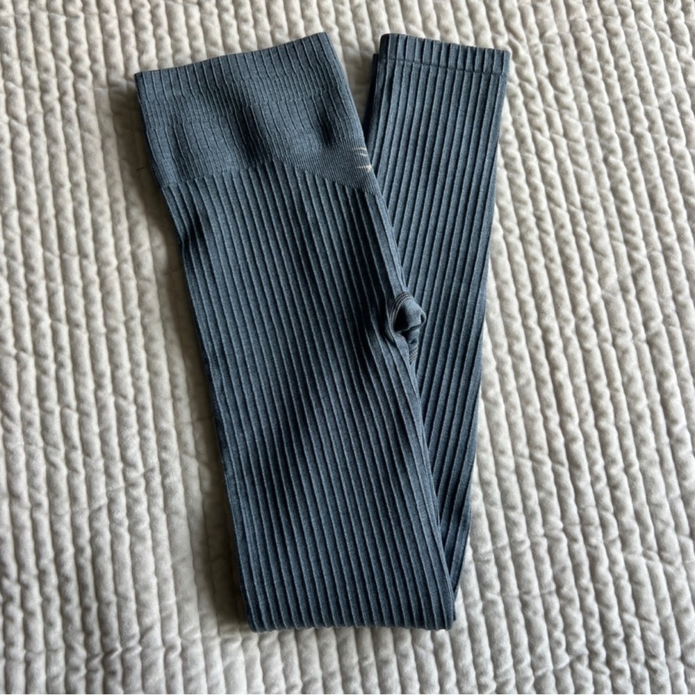Luxe Seamless Leggings Blue